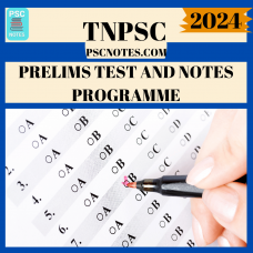 TNPSC Prelims test-series and Notes Program-2024 Updated Notes and Tests